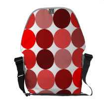 Big Red Polka Dots Courier Bags