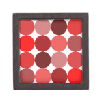 Big Red Polka Dots Premium Jewelry Box