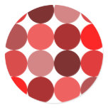 Big Red Polka Dots Sticker