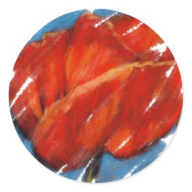 BIG RED POPPY stickers by joyart BIG RED POPPY stickers