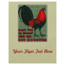 Big Red Rooster Full Color Flyer