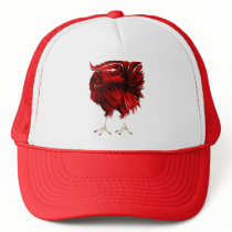 Big, Red Rooster Hat