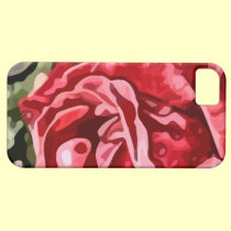 Big red rose painting casemate cases