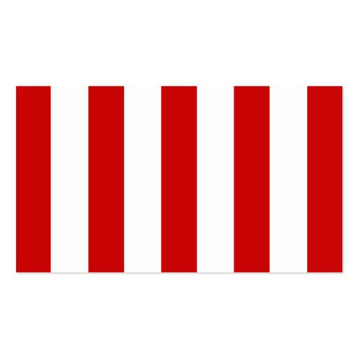 Big Red Stripes on Customizable Background Business Cards (back side)