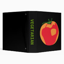 Big Red  Tomato 3 Ring Binders