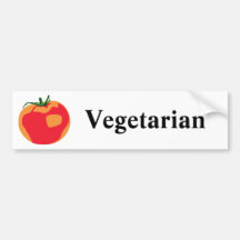 Big Red  Tomato Bumper Stickers