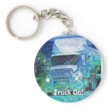 Big Rig Fuel Truck Drivers Truckin' Key-Chains Keychain