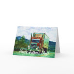 Big Rig Road-liner Truck-lover Birthday Card
