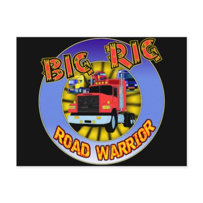Big Rig T-shirts and Gifts For Him Postcard by sagart1952