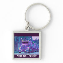 Big Rig Truck Drivers Truckin' Key-Chains Key Chains