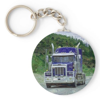 Big Rig Truck Drivers Truckin' Key-Chains Key Chain by OnlineGifts
