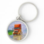 Big Rig Truck Drivers Truckin' Key-Chains Key Chain