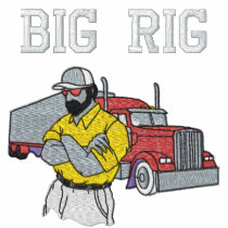 Big Rig Trucker Embroidered Shirt embroidered shirts