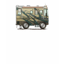 Big RV Camper Apparel t-shirts by art1st Big RV Camper Apparel t-shirts
