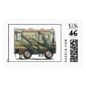 Big RV Camper postage by art1st Big RV Camper postage