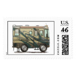 Big RV Camper postage