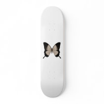 Big Sepia Orange & Black Butterfly Skateboard Deck