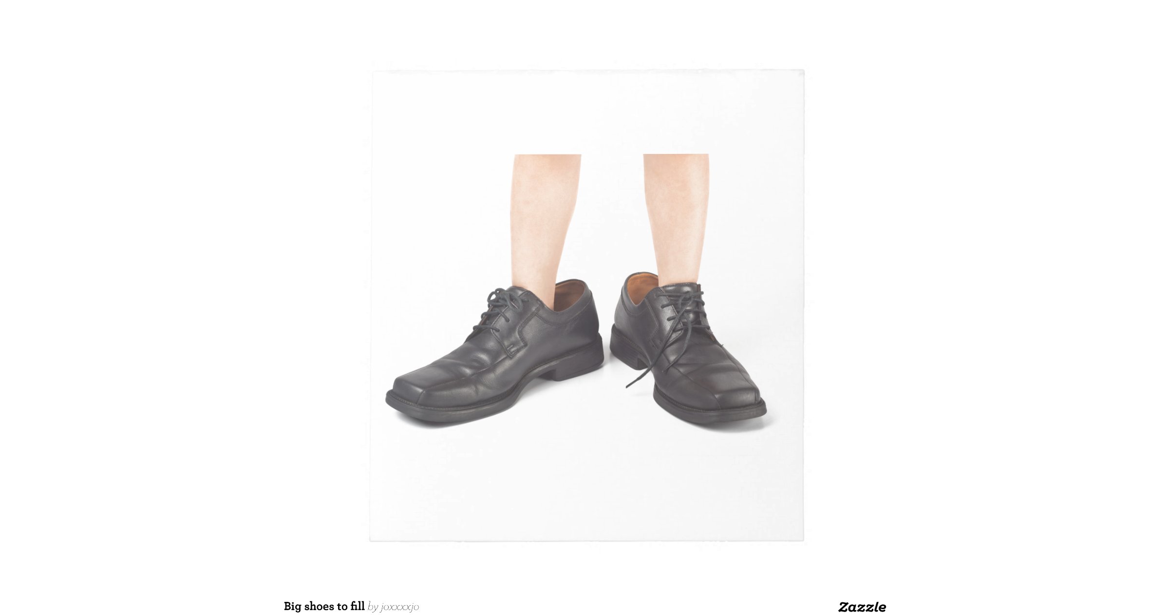 Big shoes to fill note pads Zazzle