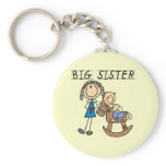Big Sister Baby Brother T-shirts and Gifts Key Chain