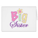 Big sister (flower) cards
