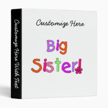 Big Sister Gifts Binder