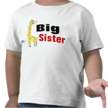 Big sister (giraffe) t-shirt