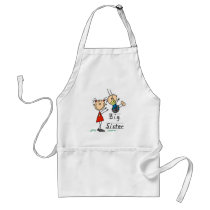 Big Sister Little Brother T-shirts and Gifts aprons