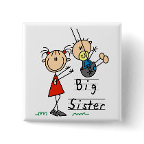 Big Sister Little Brother T-shirts and Gifts Pins