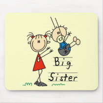 Big Sister Little Brother T-shirts and Gifts mousepads