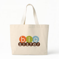 big sister mod circles tote bag