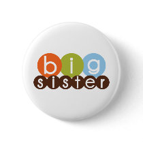 big sister mod circles pinback button