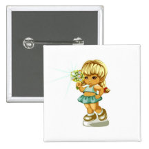 Big Sister or Birthday Girls Pins