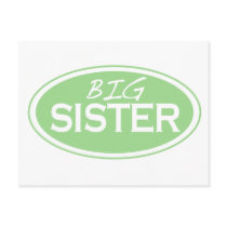 Big Sister (oval) postcards by Coolkidstees Big Sister (oval) postcards