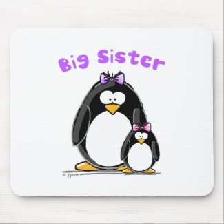 Big sister Penguin mousepad