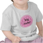 Big Sister Pink Polka Dot Circle t-shirts