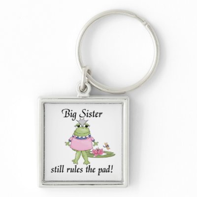 Big Sister Rules the Pad Gifts Key Chain by familymembers