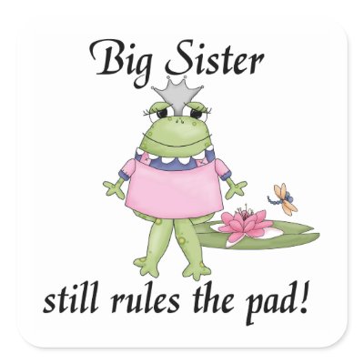Big Sister Rules the Pad Gifts Sticker by familymembers