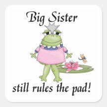 Big Sister Rules the Pad Gifts Sticker