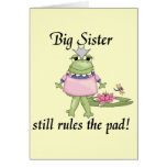 Big Sister Rules the Pad Tshirts Card