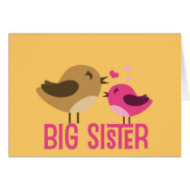 Big Sister With Birdies Card