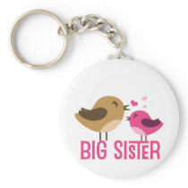 Big Sister With Birdies Key Chain