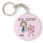 Big Sister with Little Sister T-shirts and Gifts Keychain