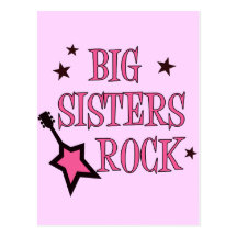 Big Sisters Rock Post Cards