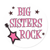 Big Sisters Rock stickers