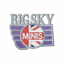 Big Sky MINIS Men's Polo embroidered shirts by skydrive Big Sky MINIS Men's Polo embroidered shirts
