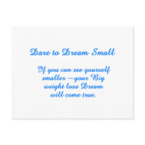 Big Small Dream Postcard