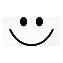 big smile photo card