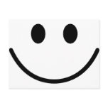 big smile postcard