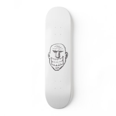 Big Smile Skateboard Deck by bensonlovett