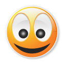 Big Smiley Face magnets by flyingdisc Big Smiley Face magnets